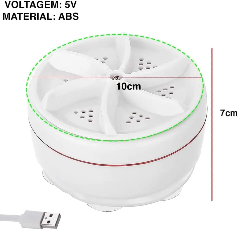 Mini máquina de lavar roupas portatil