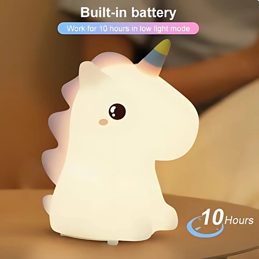 Mini luminaria unicornio