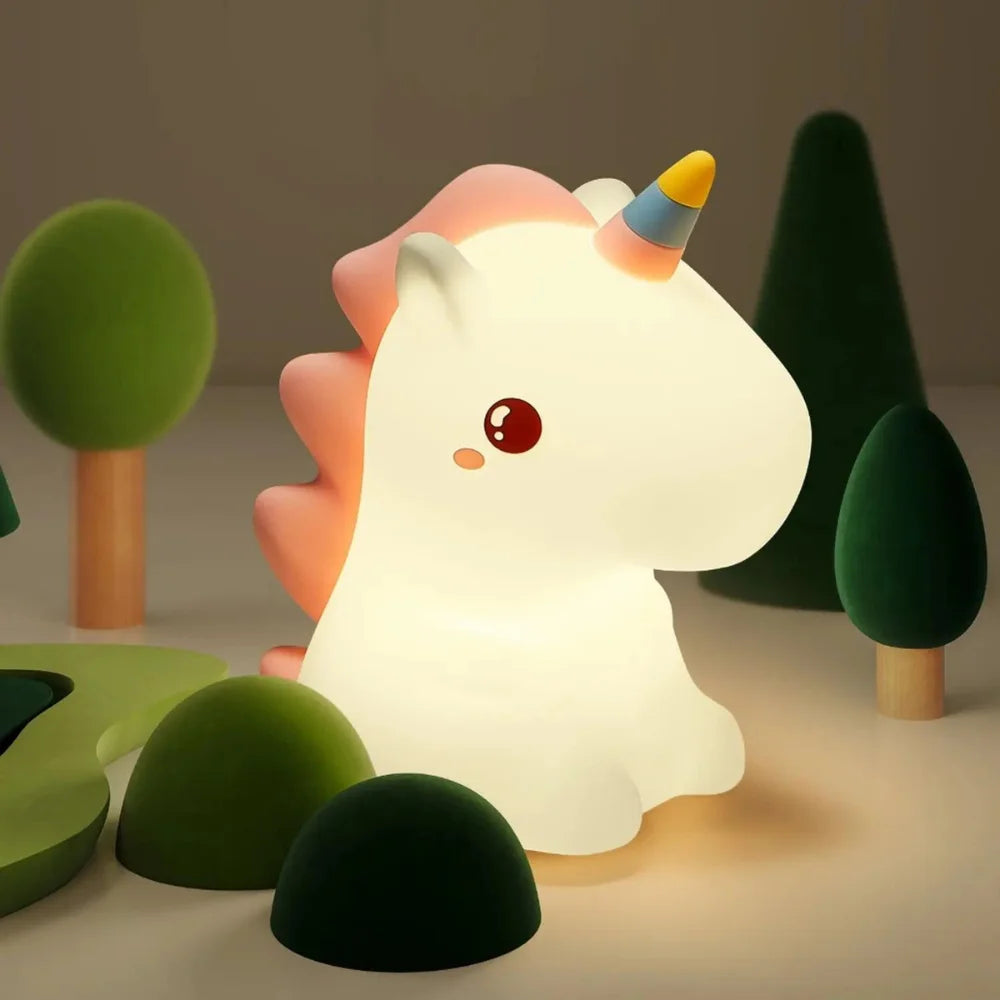 Mini luminaria unicornio