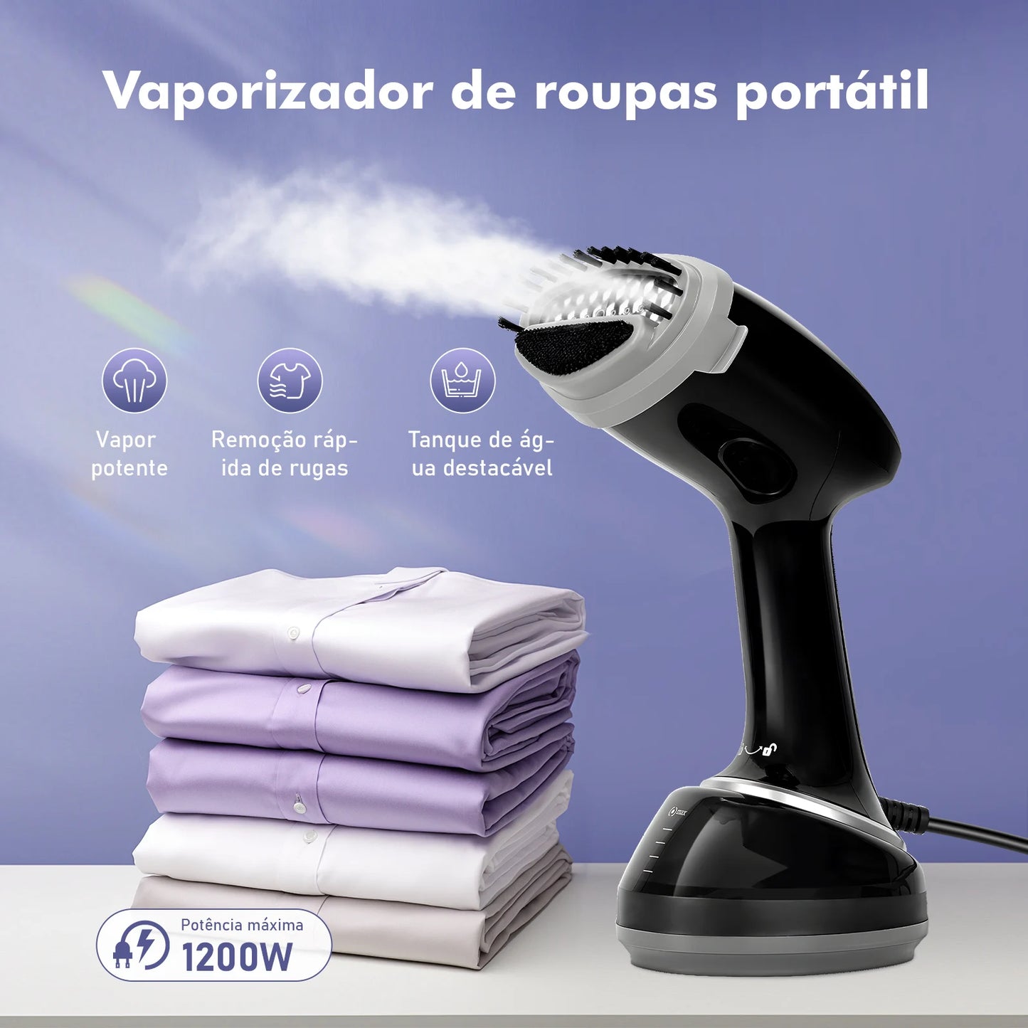 Vaporizador de roupas portatil